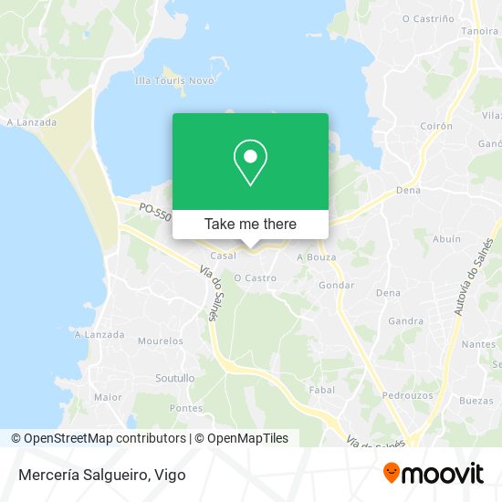 mapa Mercería Salgueiro