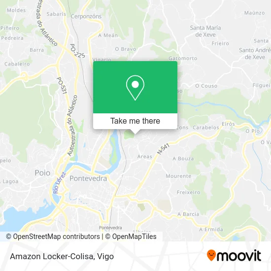 Amazon Locker-Colisa map