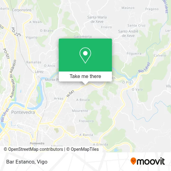 Bar Estanco map
