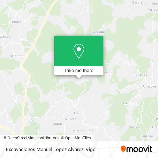Excavaciones Manuel López Álvarez map