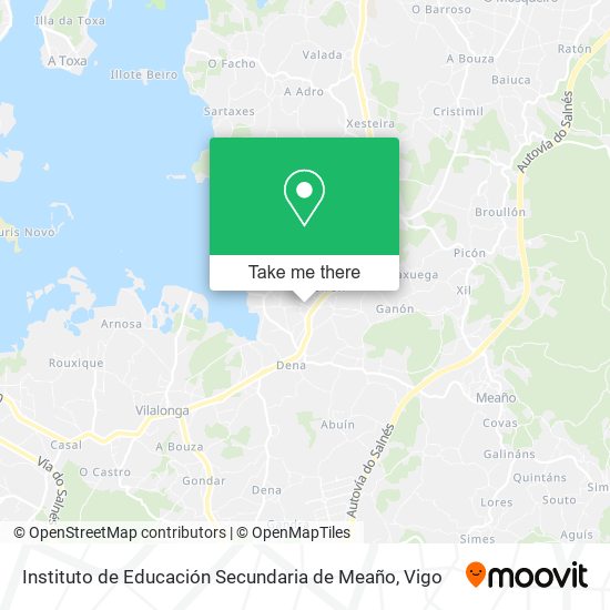 Instituto de Educación Secundaria de Meaño map