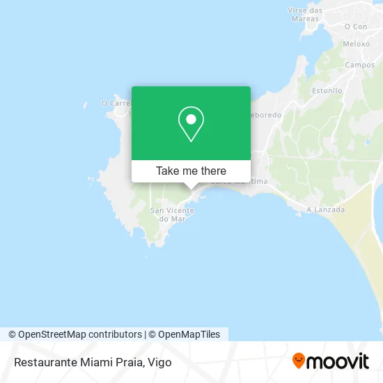 Restaurante Miami Praia map