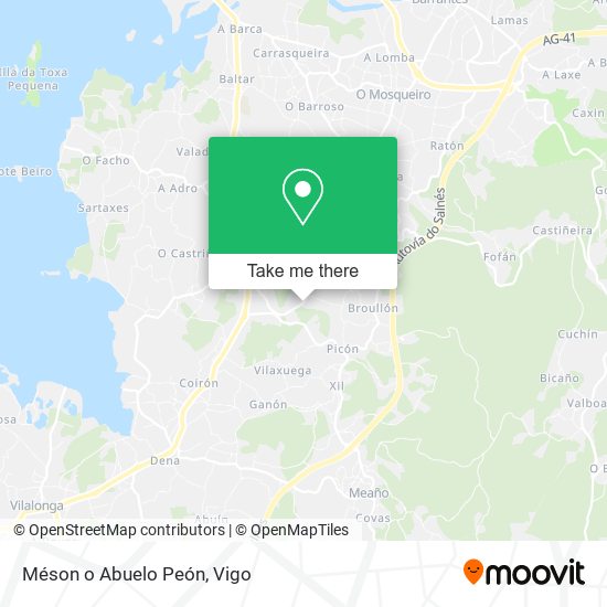 Méson o Abuelo Peón map