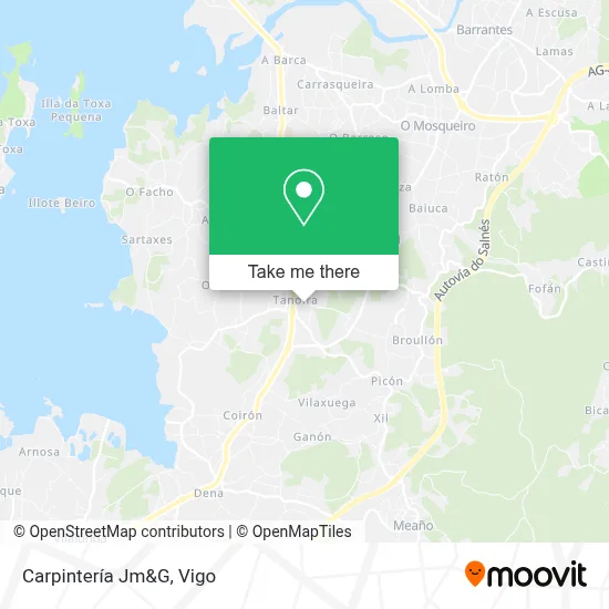 Carpintería Jm&G map