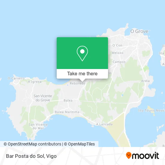 Bar Posta do Sol map