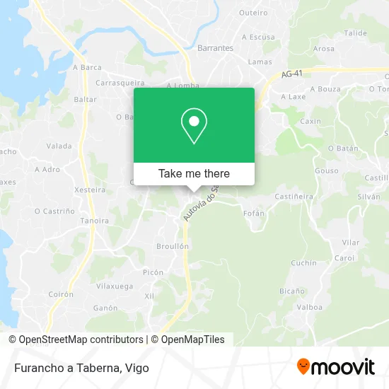 Furancho a Taberna map