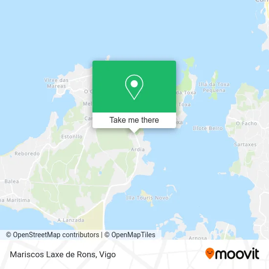 Mariscos Laxe de Rons map