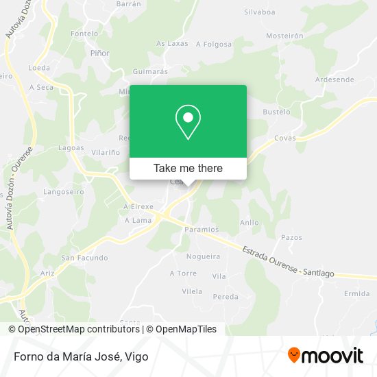 Forno da María José map