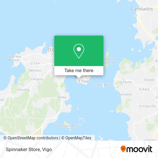 Spinnaker Store map