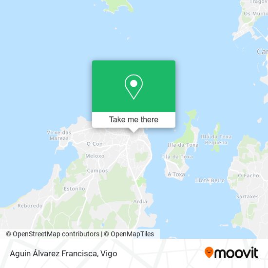 Aguin Álvarez Francisca map