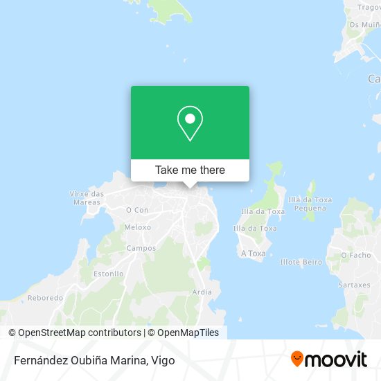 Fernández Oubiña Marina map
