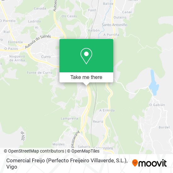 Comercial Freijo (Perfecto Freijeiro Villaverde, S.L.) map