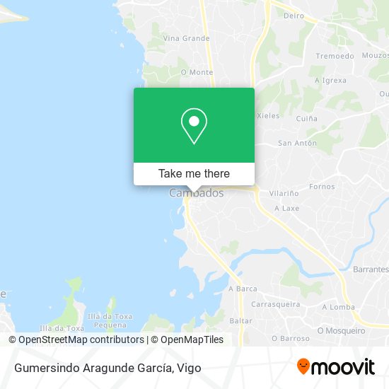 Gumersindo Aragunde García map