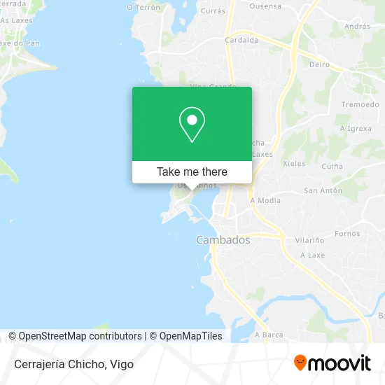 Cerrajería Chicho map