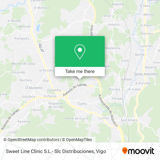 Sweet Line Clinic S.L.- Slc Distribuciones map