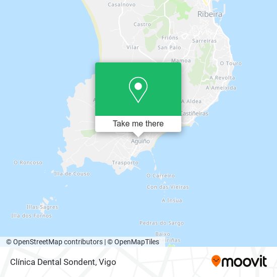 Clínica Dental Sondent map