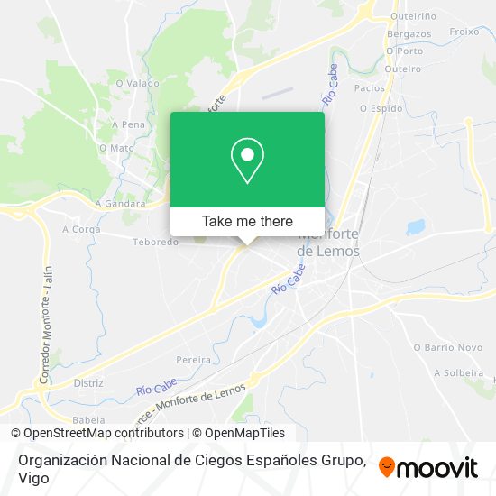 Organización Nacional de Ciegos Españoles Grupo map