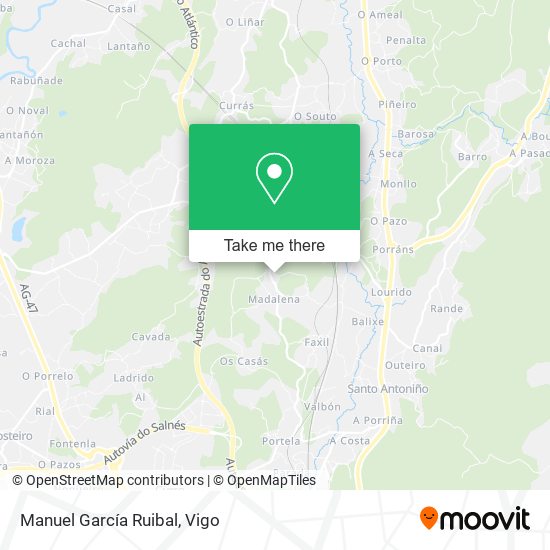 Manuel García Ruibal map