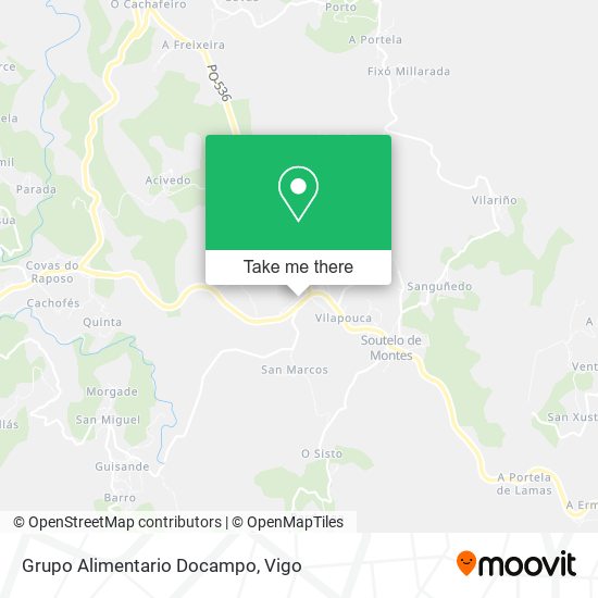 Grupo Alimentario Docampo map