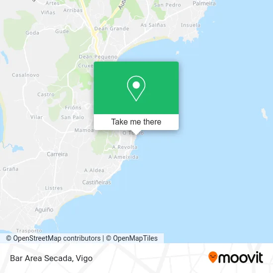Bar Area Secada map