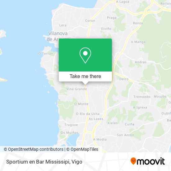 Sportium en Bar Mississipi map