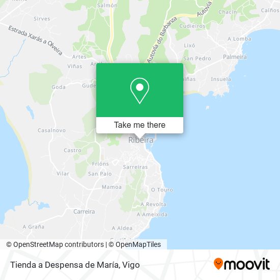 Tienda a Despensa de María map