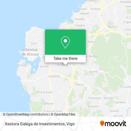 Xestora Galega de Investimentos map