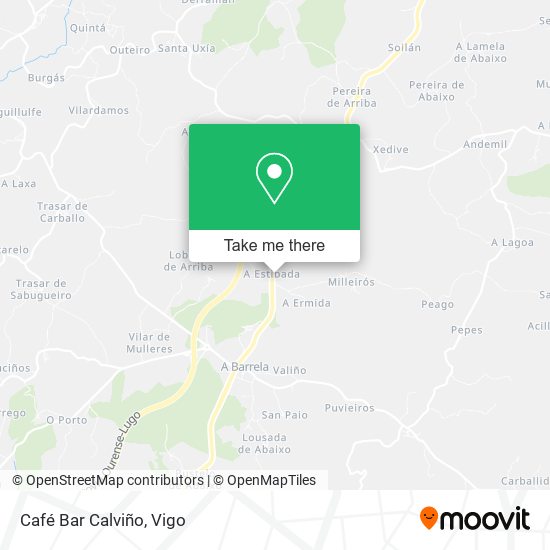 Café Bar Calviño map