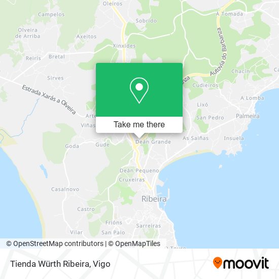 Tienda Würth Ribeira map