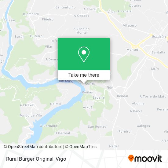 Rural Burger Original map