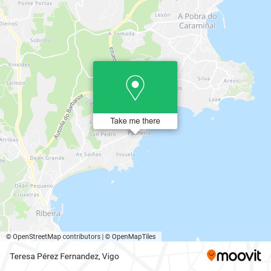 Teresa Pérez Fernandez map