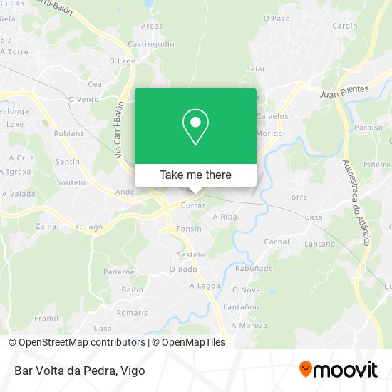 Bar Volta da Pedra map