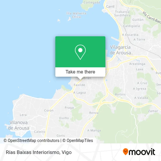 Rías Baixas Interiorismo map