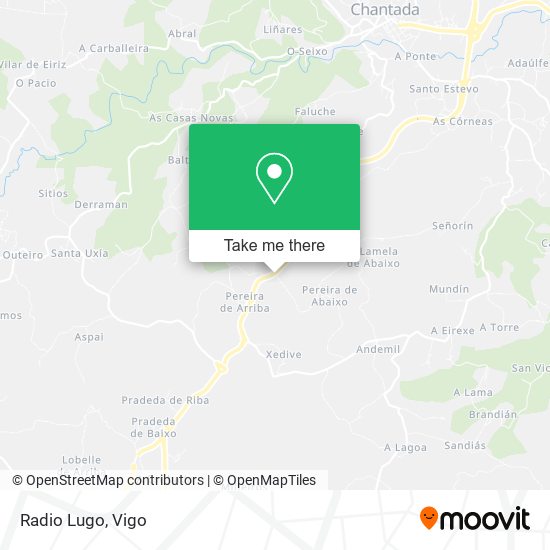 Radio Lugo map