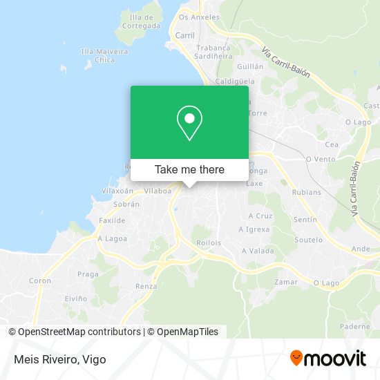 Meis Riveiro map