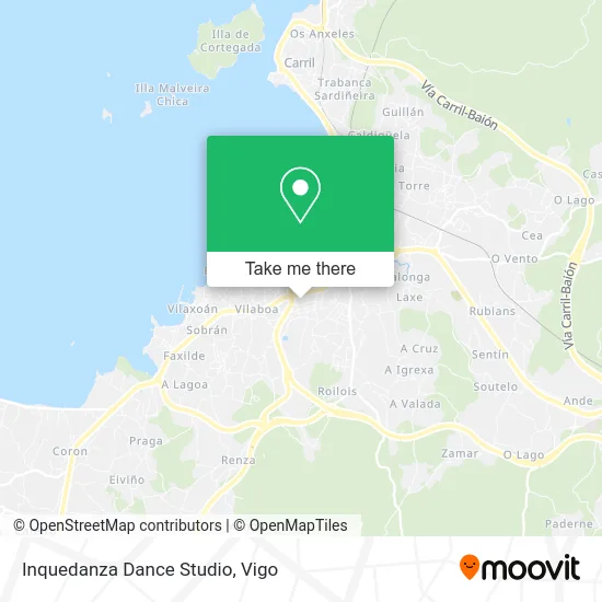 Inquedanza Dance Studio map