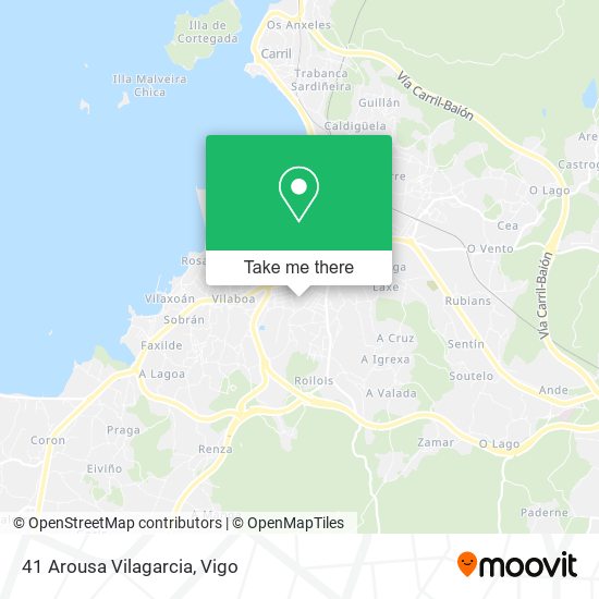 41 Arousa Vilagarcia map