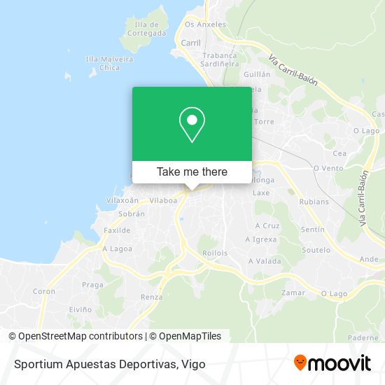 Sportium Apuestas Deportivas map