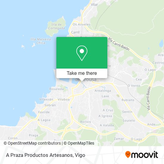 A Praza Productos Artesanos map