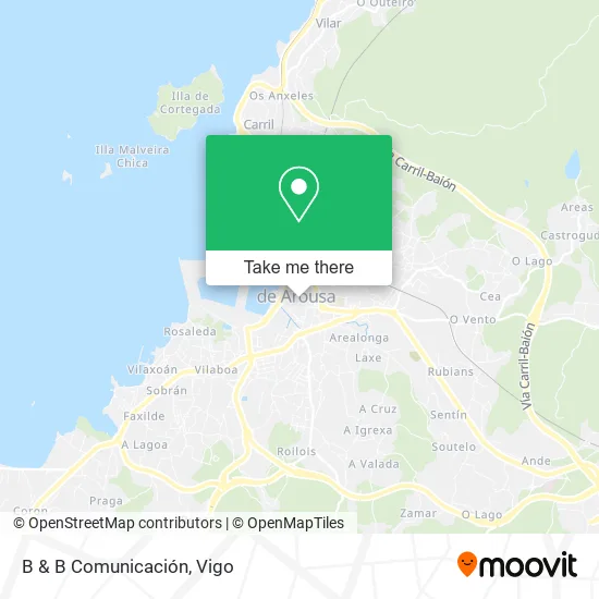 B & B Comunicación map