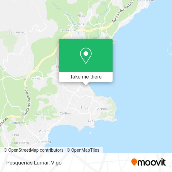 Pesquerias Lumar map