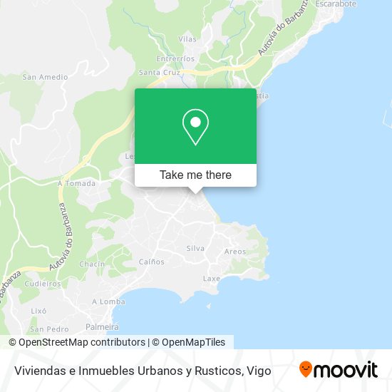 Viviendas e Inmuebles Urbanos y Rusticos map