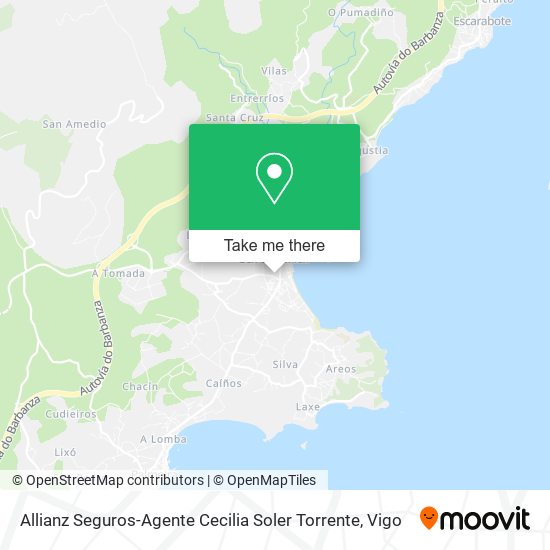 Allianz Seguros-Agente Cecilia Soler Torrente map