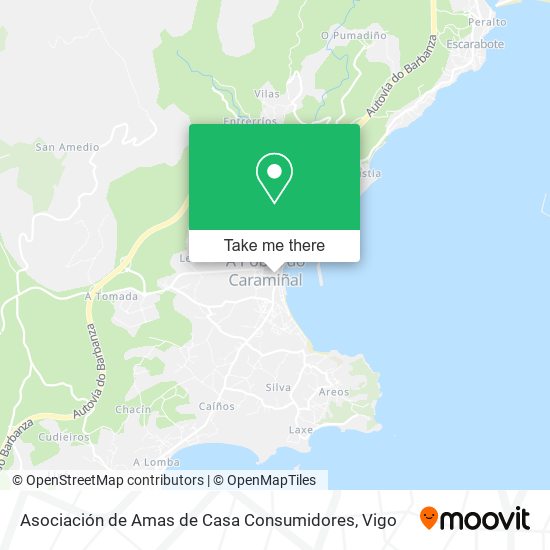 Asociación de Amas de Casa Consumidores map