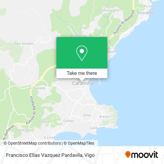 Francisco Elías Vazquez Pardavila map
