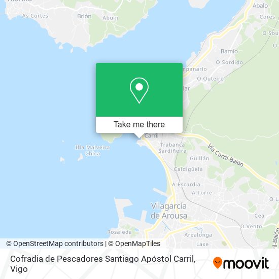 Cofradia de Pescadores Santiago Apóstol Carril map