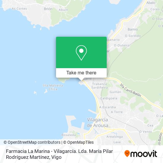 Farmacia La Marina - Vilagarcía. Lda. María Pilar Rodríguez Martínez map