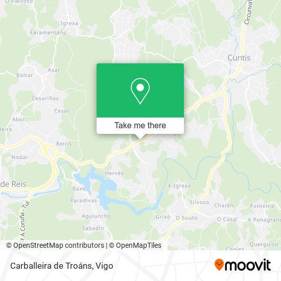 Carballeira de Troáns map