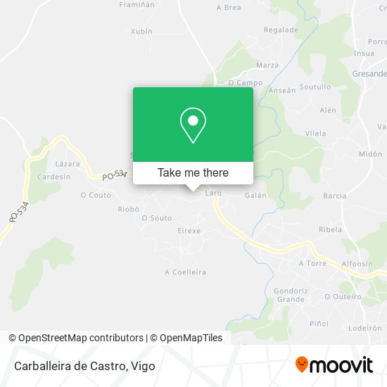 Carballeira de Castro map