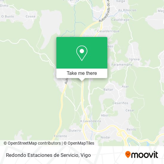 Redondo Estaciones de Servicio map